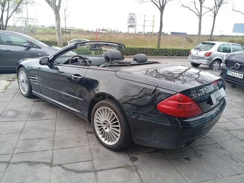 Usado Mercedes SL500 306 CV (225 kW) 2003 Negro Descapotable