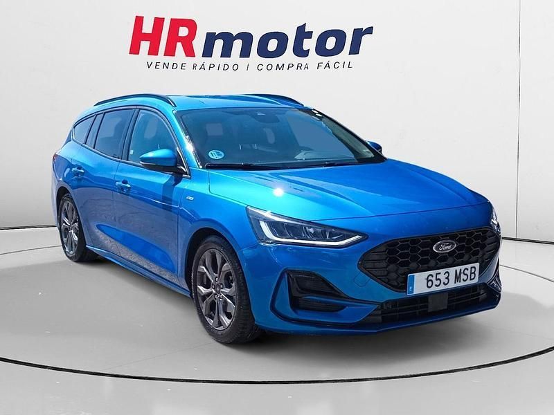 Azul Usado 2024 Ford Focus ST-Line Familiar | 21.790 € (Precio justo) - Imagen 1/4