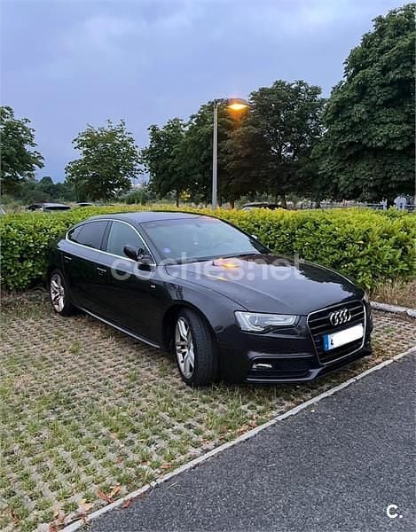 Negro Usado 2013 Audi A5 Sportback S-Line Berlina | 13.000 € (Precio justo) - Imagen 1/4