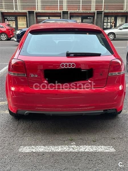Usado Audi A3 Ambition 140 CV (102 kW) 2006 Rojo Berlina