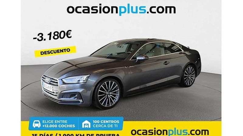Gris Usado 2019 Audi A5 S-Line Coupe | 28.991 € (Buen precio) - Imagen 1/4