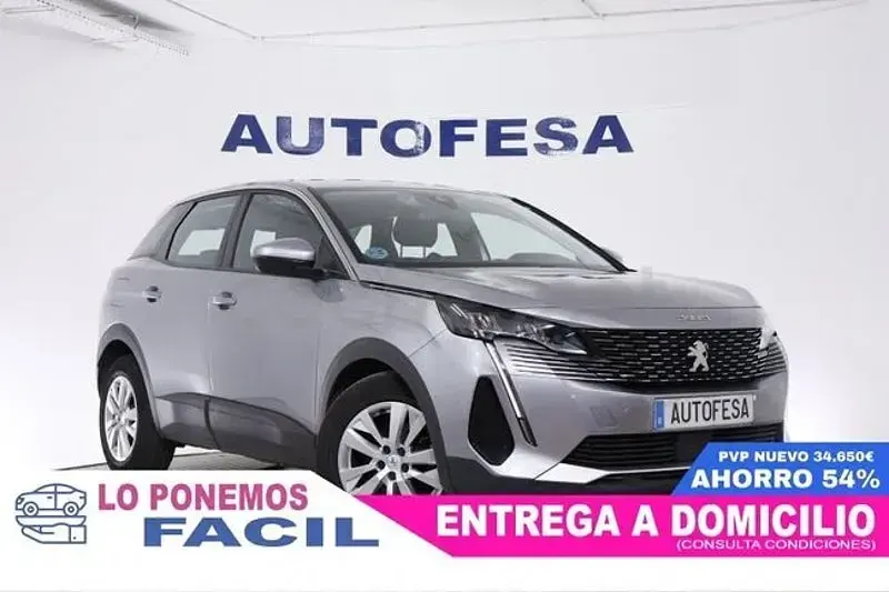 Usado Peugeot 3008 Active 130 CV (95 kW) 2021 Gris / plata SUV