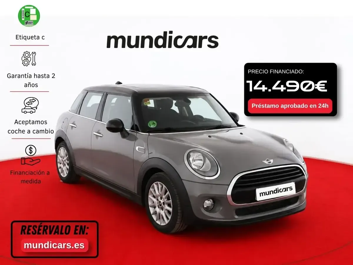 Usado Mini Cooper D 116 CV (85 kW) 2018 Gris Utilitario