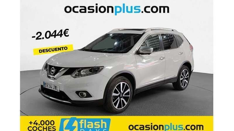 Blanco Usado 2017 Nissan X-Trail Tekna SUV | 19.991 € (Precio justo) - Imagen 1/4