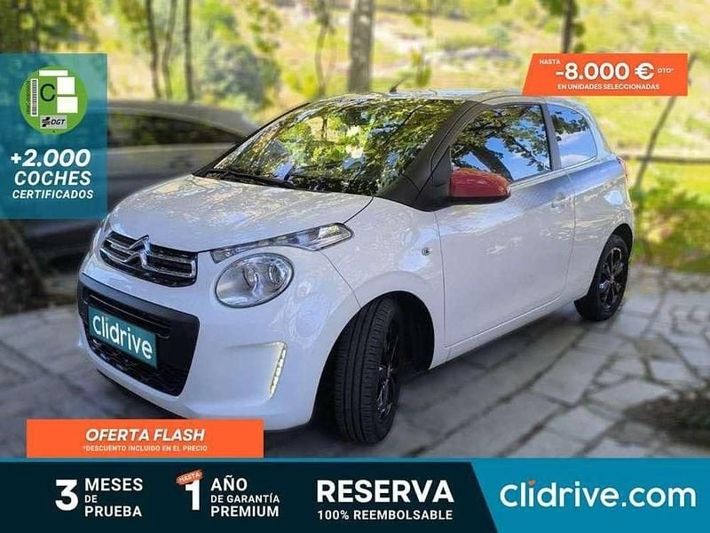 Usado Citroën C1 Feel 82 CV (60 kW) 2018 Blanco Utilitario