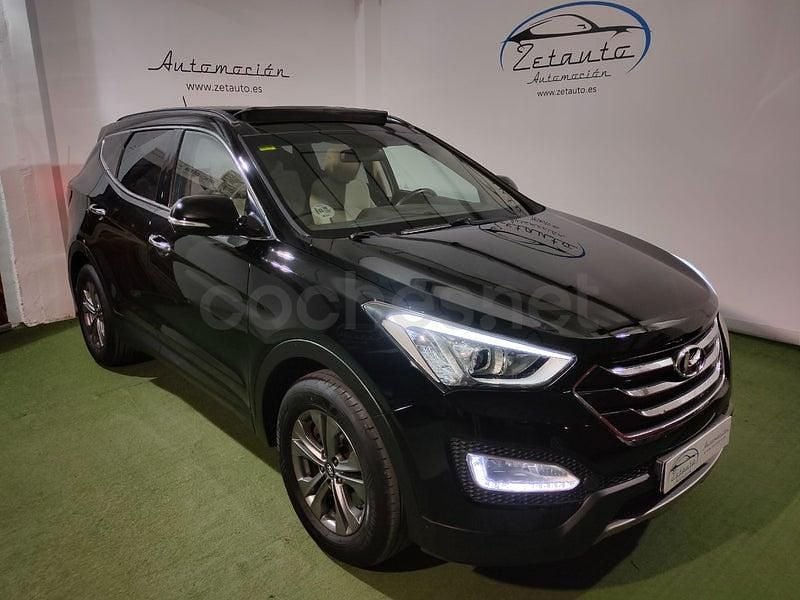 Usado Hyundai Santa Fe 150 CV (110 kW) 2015 Negro SUV