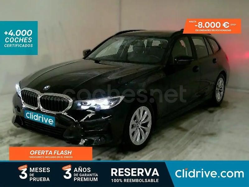 Usado BMW 320e 190 CV (139 kW) 2021 Negro Familiar