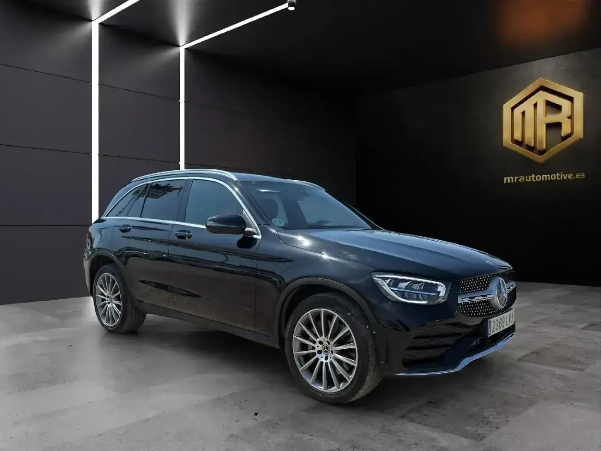 Usado Mercedes GLC220 194 CV (142 kW) 2022 Negro SUV
