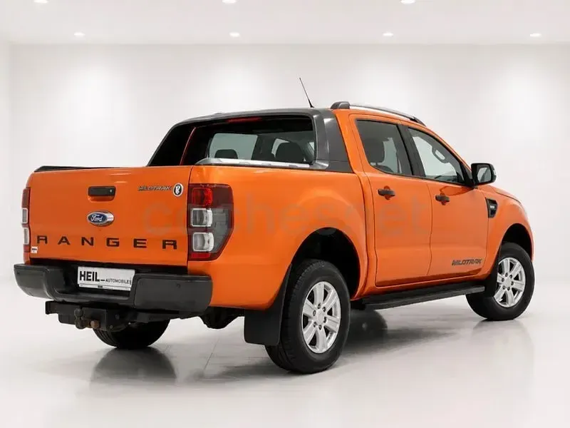 Usado Ford Ranger Wildtrack 200 CV (147 kW) 2015 Naranja Pickup/Camioneta