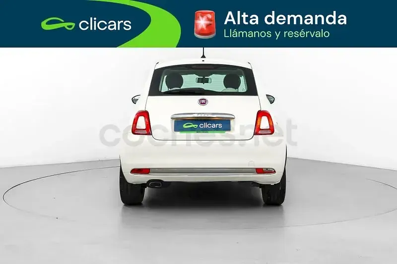 Usado Fiat 500 Pop 69 CV (50 kW) 2017 Blanco Berlina
