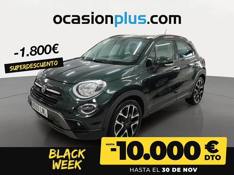 Verde Usado 2022 Fiat 500X Cross SUV | 19.800 € (Un poco caro) - Imagen 1/4