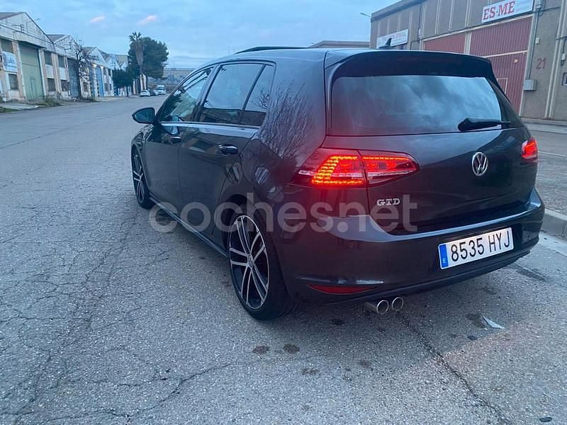 Usado VW Golf VII GTD 184 CV (135 kW) 2015 Negro Berlina