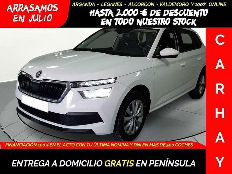 Blanco Usado 2021 Skoda Kamiq Ambition SUV | 14.990 € (Precio justo) - Imagen 1/4