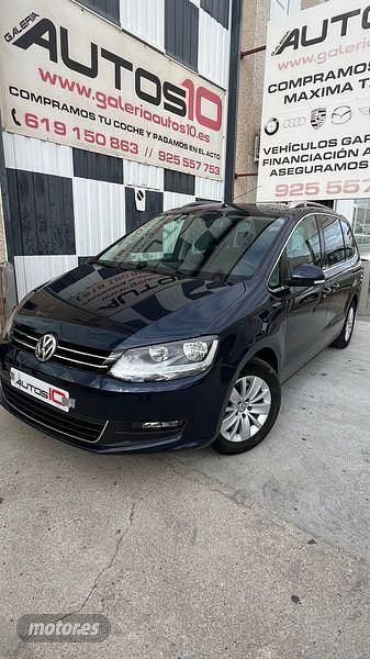 Azul Usado 2016 VW Sharan Advance Monovolumen | 14.850 € - Imagen 1/4