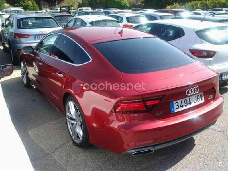 Usado Audi A7 Sportback S-Line 272 CV (200 kW) 2015 Rojo Utilitario