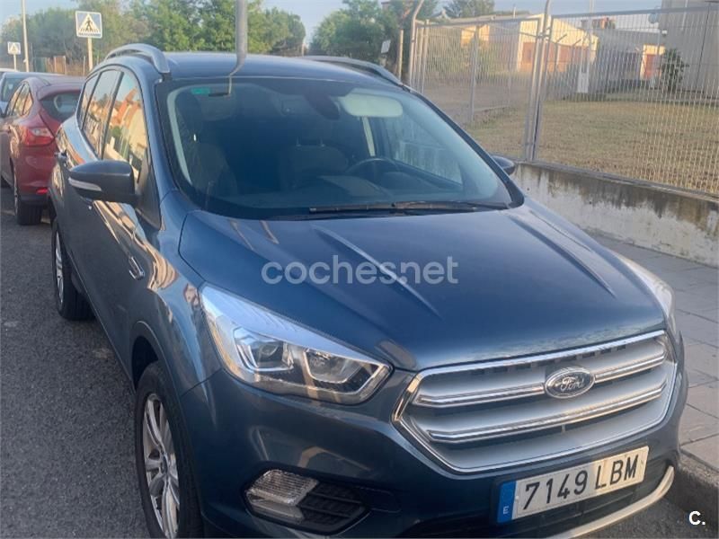 Azul Usado 2019 Ford Kuga Trend SUV | 13.500 € (Precio justo) - Imagen 1/4