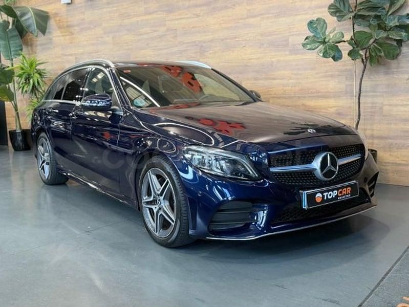 Usado Mercedes C220 194 CV (142 kW) 2021 Azul Familiar