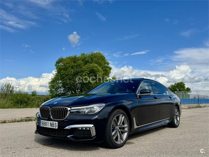 Azul Usado 2016 BMW 730L Berlina | 25.999 € - Imagen 1/4