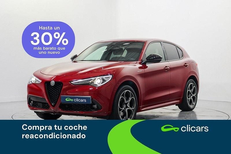 Rojo Usado 2022 Alfa Romeo Stelvio Veloce SUV | 30.990 € (Precio justo) - Imagen 1/4