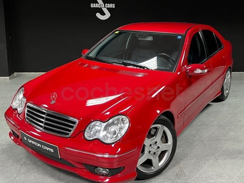 Usado Mercedes C230 Avantgarde 204 CV (150 kW) 2006 Rojo Berlina