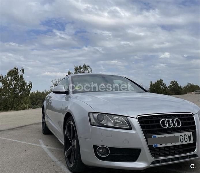 Usado Audi A5 190 CV (139 kW) 2009 Gris / plata Coupe
