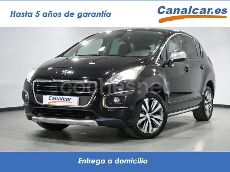 Negro Usado 2015 Peugeot 3008 Style Berlina | 9535 € (Precio justo) - Imagen 1/4