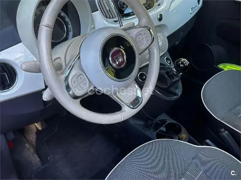 Usado Fiat 500 Lounge 69 CV (50 kW) 2017 Blanco Berlina