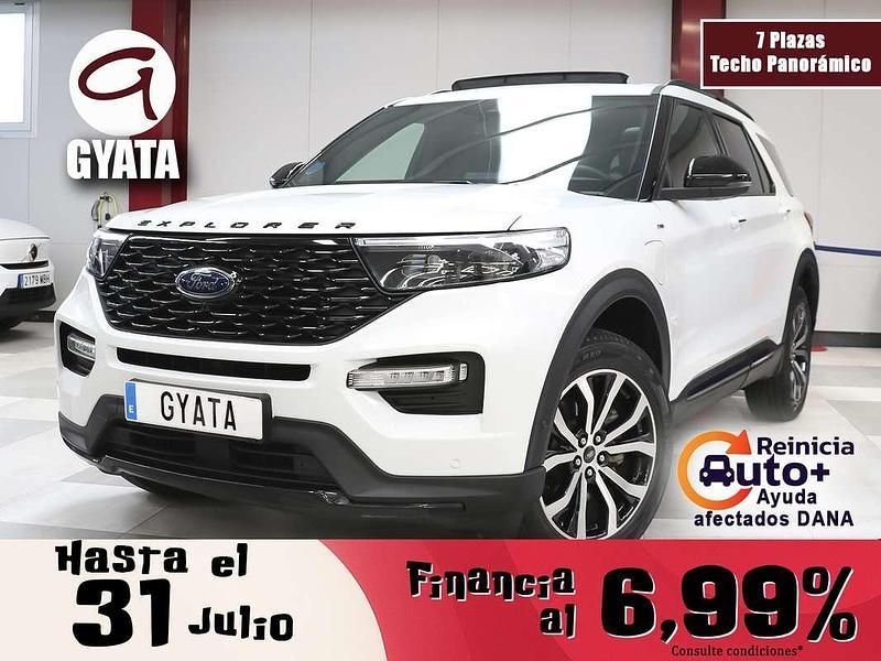 Blanco Usado 2023 Ford Explorer ST-Line SUV | 47.490 € (Super precio) - Imagen 1/4