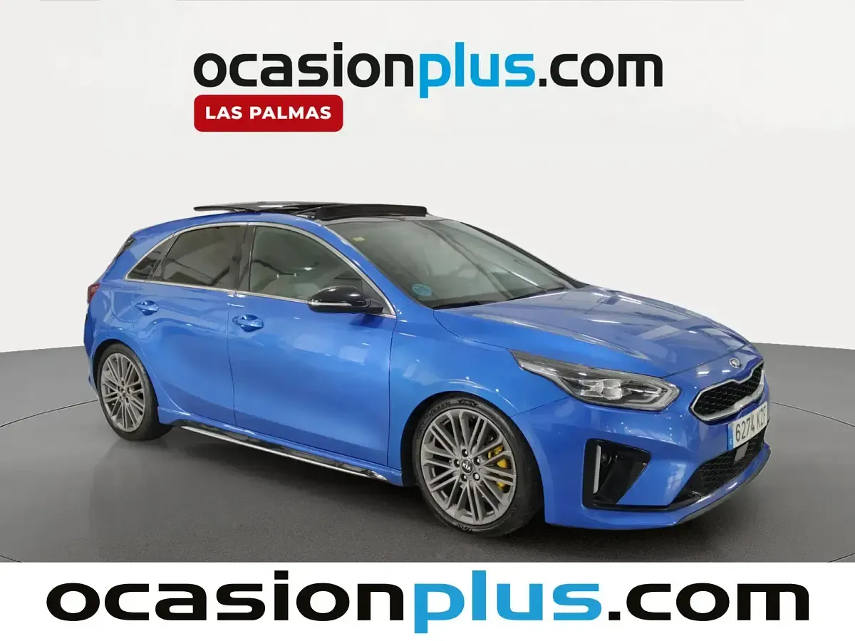 Usado Kia Ceed GT GT-Line 140 CV (102 kW) 2019 Azul