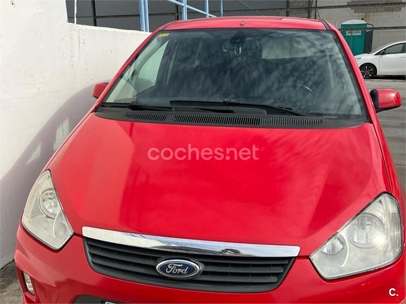 Rojo Usado 2008 Ford C-MAX Ghia Monovolumen | 3950 € (Precio justo) - Imagen 1/4