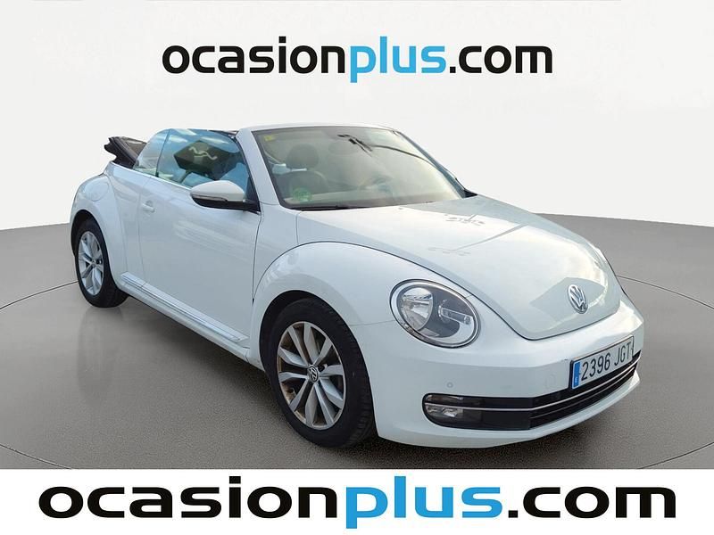 Usado VW Beetle Design 110 CV (80 kW) 2015 Blanco Descapotable