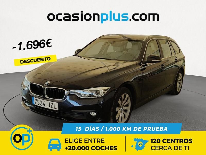 Usado BMW 318 150 CV (110 kW) 2017 Azul Familiar