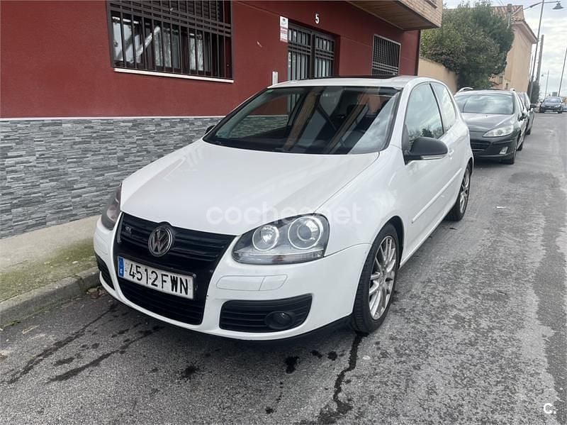 Usado VW Golf V GT 170 CV (125 kW) 2007 Blanco Berlina
