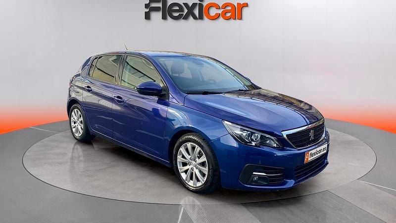 Usado Peugeot 308 GT-line 131 CV (96 kW) 2020 Azul Utilitario