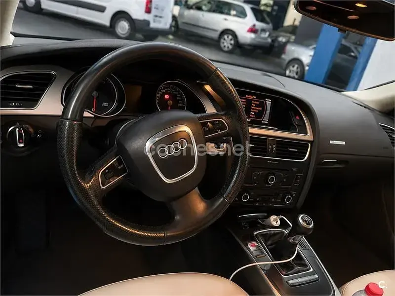 Usado Audi A5 170 CV (125 kW) 2008 Negro Coupe