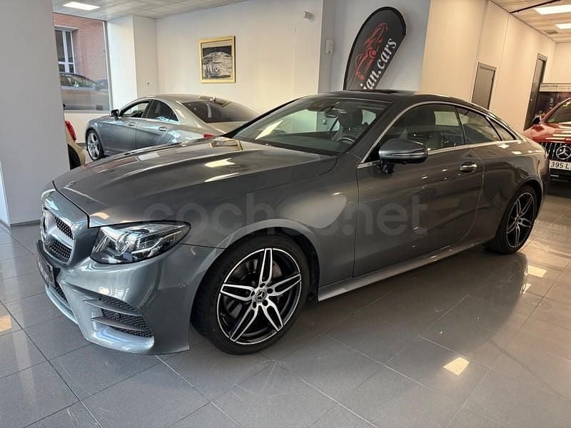 Usado Mercedes E220 194 CV (142 kW) 2018 Gris / plata Coupe