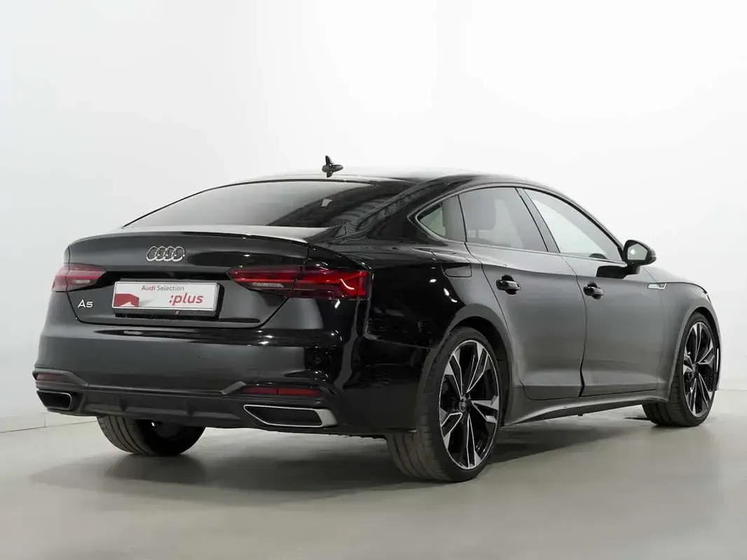 Usado Audi A5 Sportback S-Line 204 CV (150 kW) 2021 Negro Utilitario