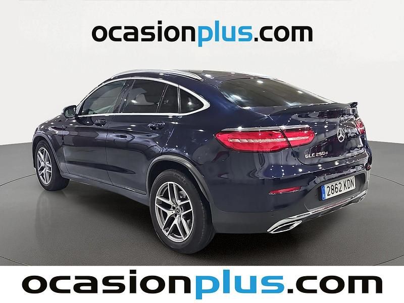 Usado Mercedes GLC250 AMG 204 CV (150 kW) 2017 Azul Coupe