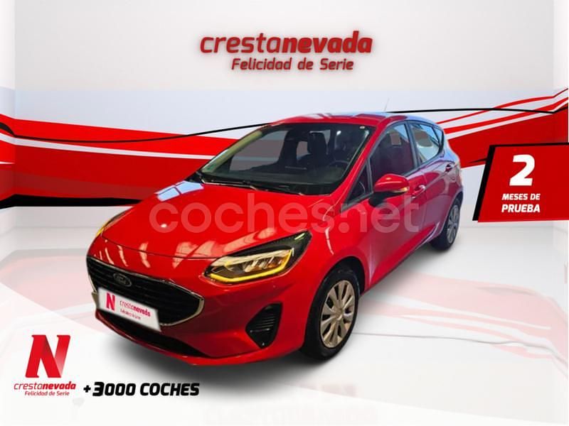 Rojo Usado 2022 Ford Fiesta Trend Berlina | 13.990 € (Precio justo) - Imagen 1/4
