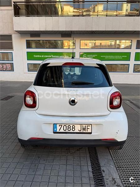 Usado Smart ForFour Passion 71 CV (52 kW) 2016 Blanco Utilitario