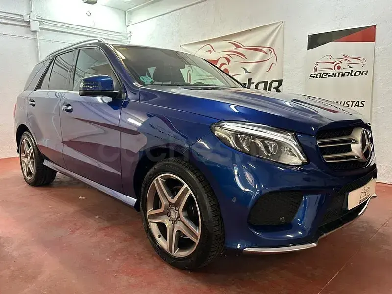 Usado Mercedes GLE250 204 CV (150 kW) 2016 Azul SUV