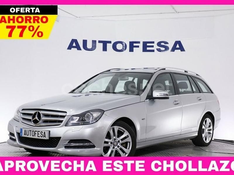 Gris / plata Usado 2011 Mercedes C220 Avantgarde Familiar | 11.380 € (Precio justo) - Imagen 1/4