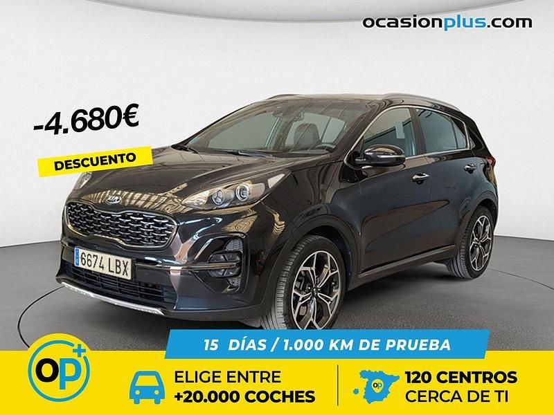Usado Kia Sportage GT-Line 115 CV (84 kW) 2019 Negro SUV