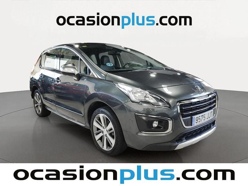 Usado Peugeot 3008 Allure 120 CV (88 kW) 2015 Gris Familiar