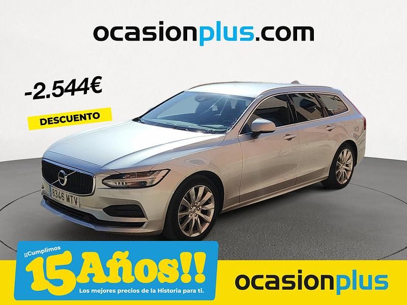 Gris / plata Usado 2019 Volvo V90 Business Edition Familiar | 27.990 € (Un poco caro) - Imagen 1/4