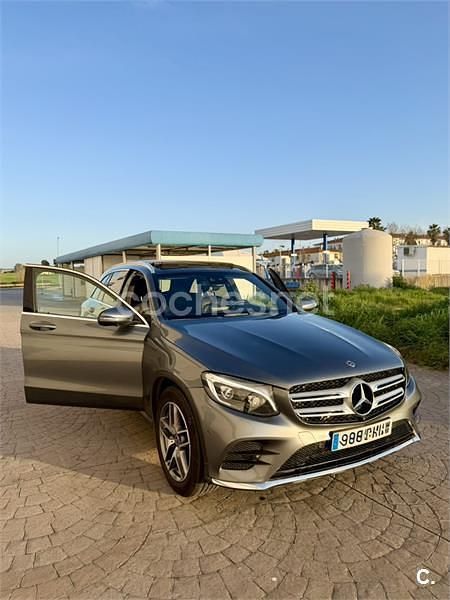 Usado Mercedes GLC250 211 CV (155 kW) 2018 Gris / plata SUV