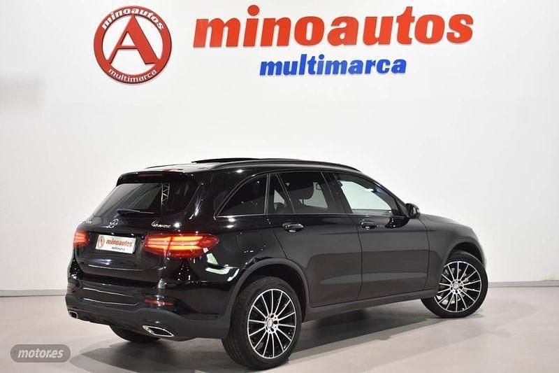 Usado Mercedes GLC220 AMG line 170 CV (125 kW) 2016 Negro SUV