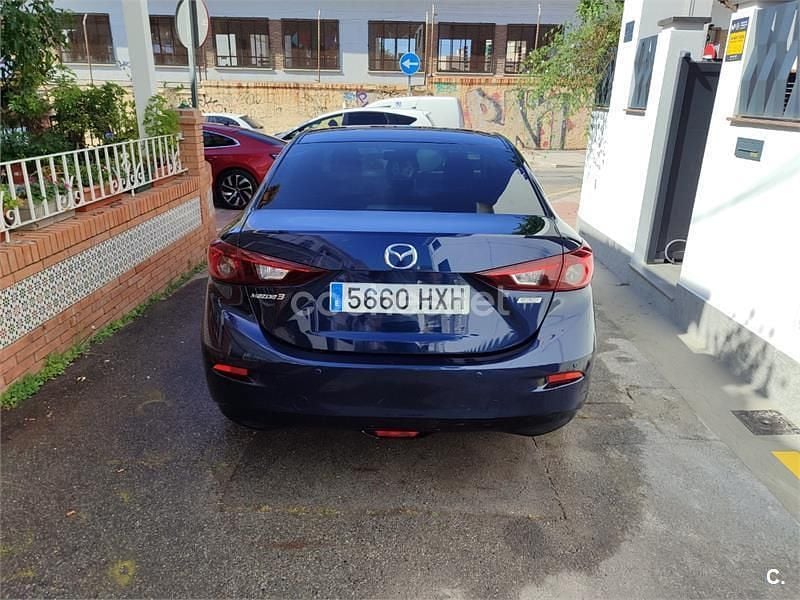 Azul Usado 2014 Mazda 3 Luxury Berlina | 9800 € (Buen precio) - Imagen 1/4