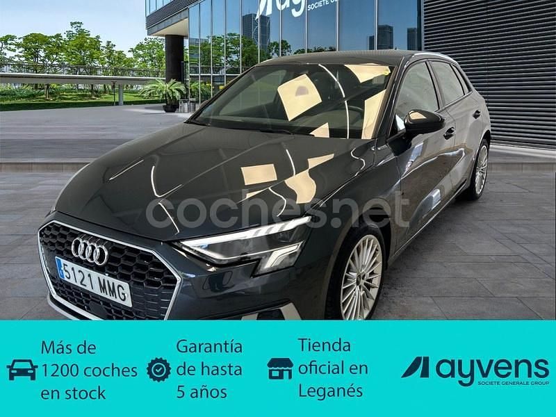 Gris / plata Usado 2023 Audi A3 Sportback e-tron Advanced Plus Utilitario | 25.200 € (Precio justo) - Imagen 1/4