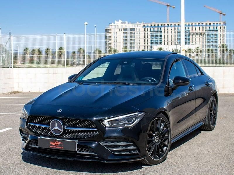 Usado Mercedes CLA200 150 CV (110 kW) 2020 Negro Berlina